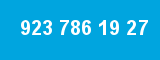 923 786 19 27